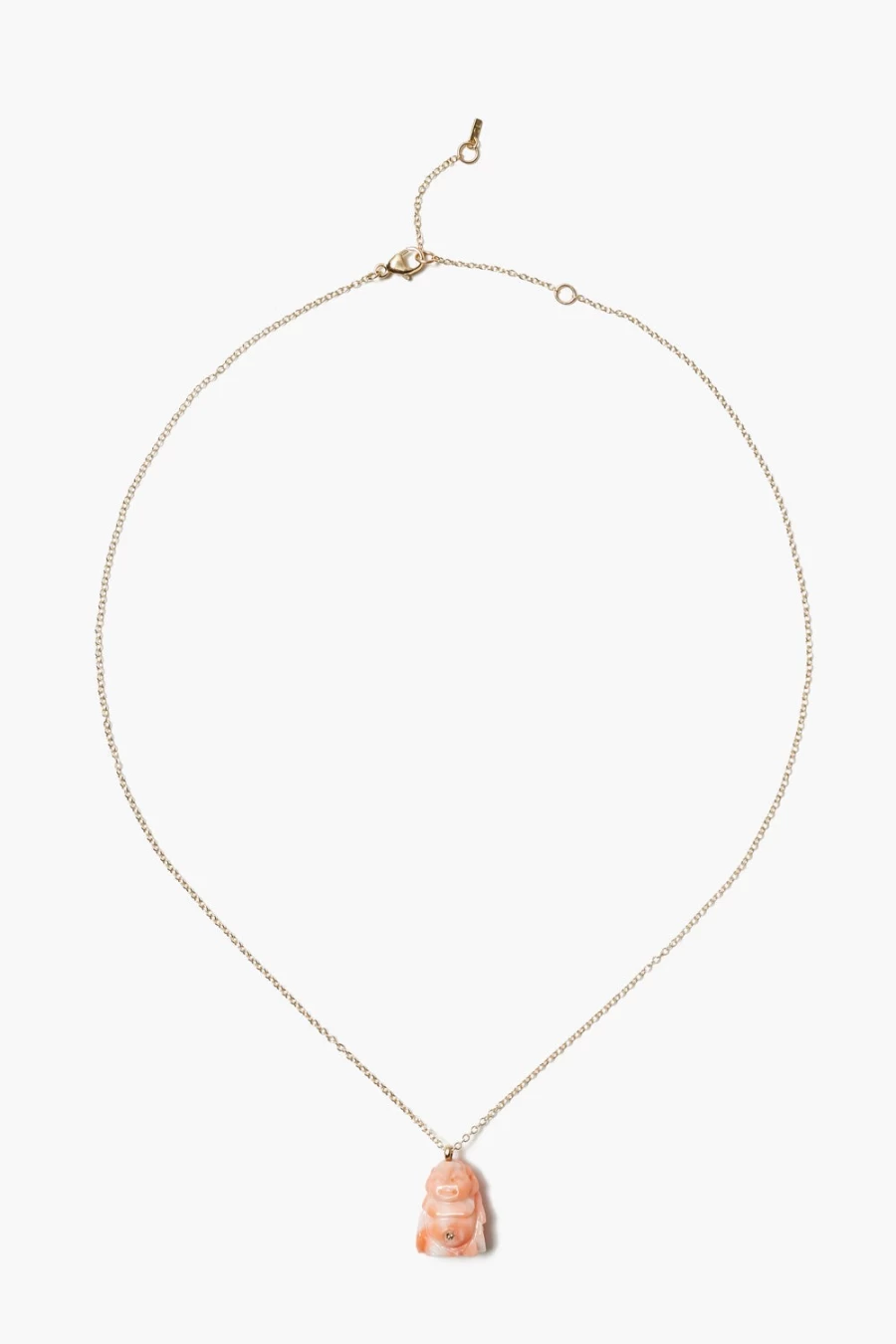 Chan Luu Women's 14K Gold Coral Buddha Pendant Necklace