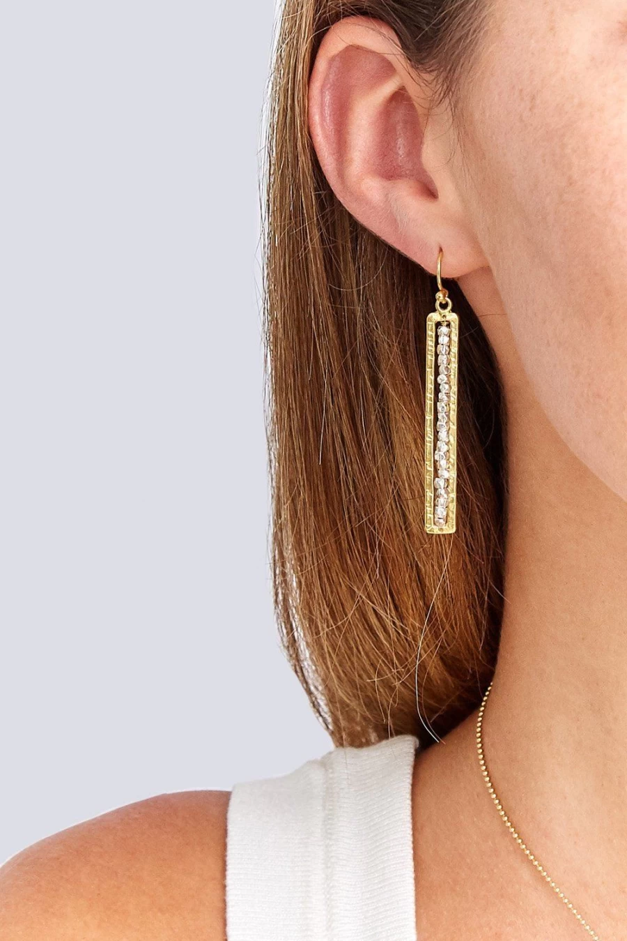 Chan Luu Sterling Silver Sedona Earrings for Women - Handcrafted Boho Hoop Earrings