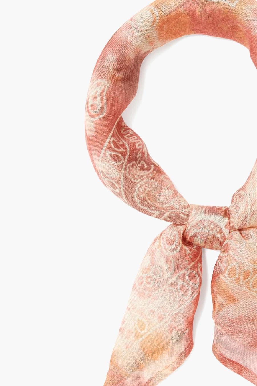 Chan Luu Women's Dusty Clay Tie-Dye Bandana Scarf