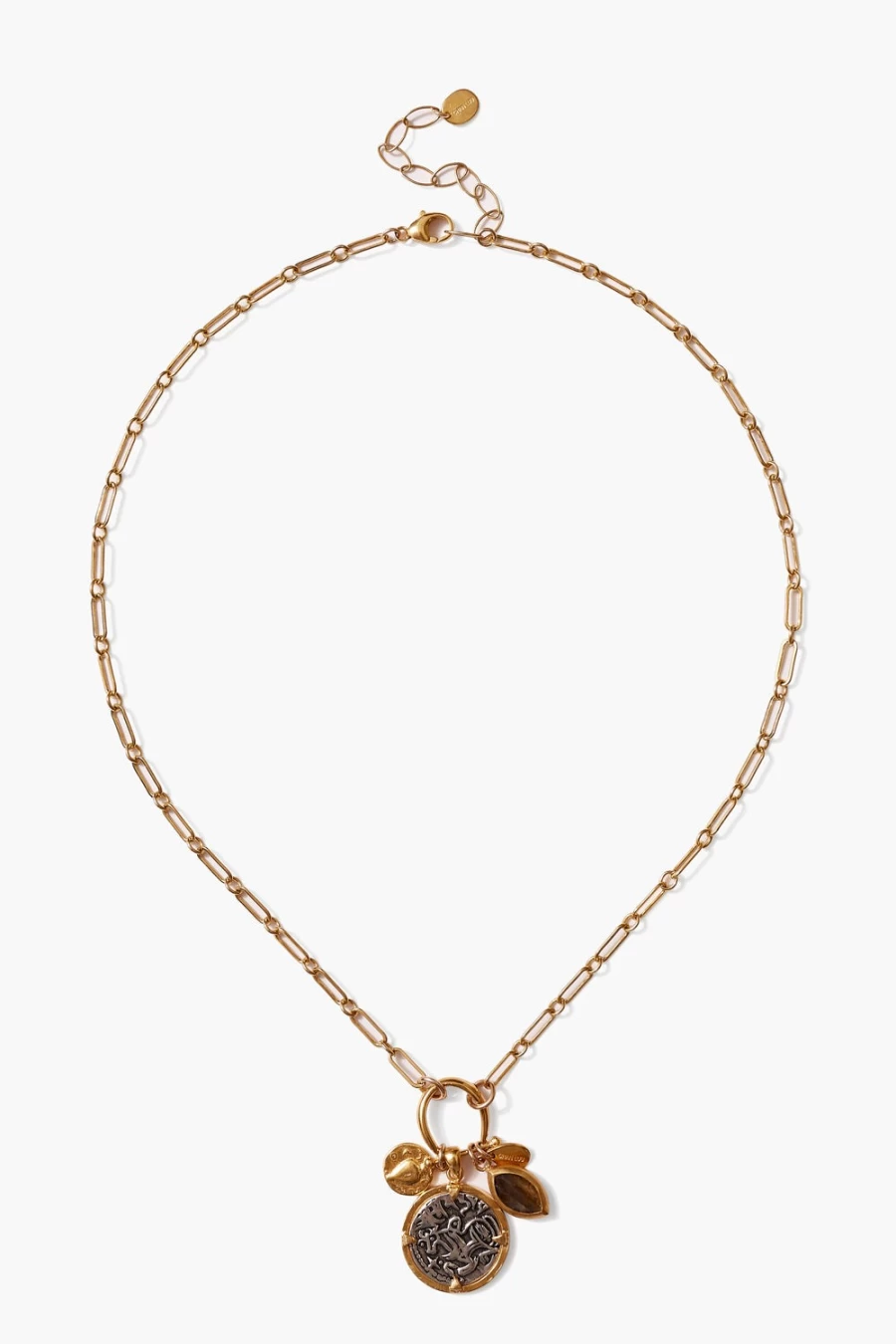 Chan Luu Women's Pamplona Labradorite Charm Necklace - Handcrafted Bohemian Style Jewelry
