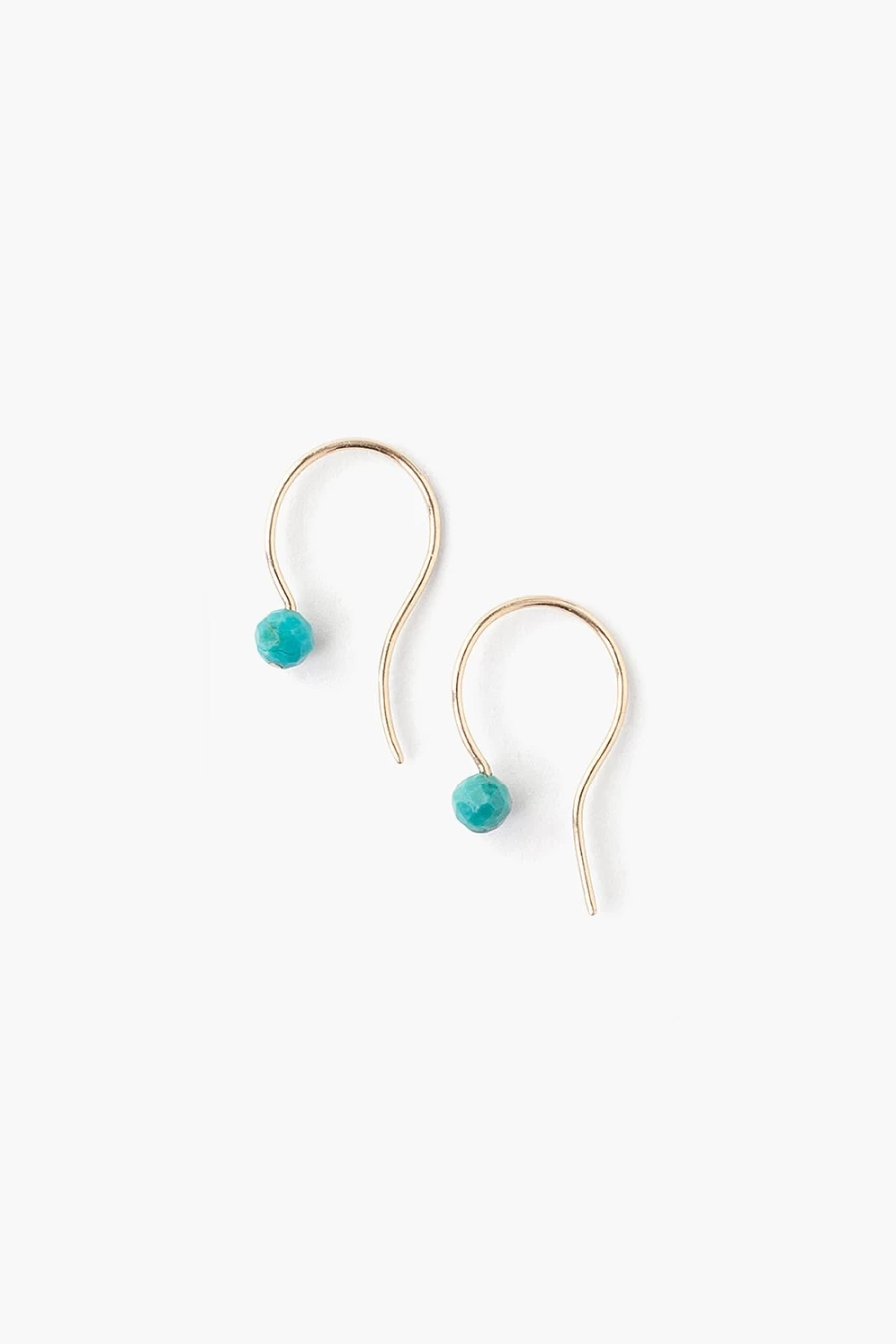 Chan Luu 14K Turquoise Drop Earrings for Women - Handcrafted Blue Gemstone Dangle Earrings