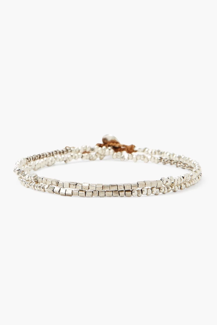 Chan Luu Sterling Silver Cube Wrap Bracelet for Women