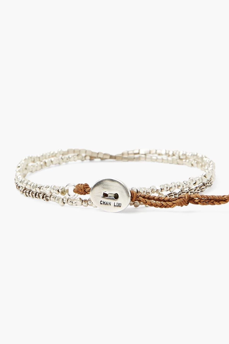 Chan Luu Sterling Silver Cube Wrap Bracelet for Women