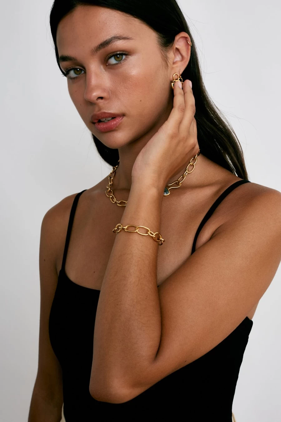 Chan Luu Women's Ravello Gold Chain Bracelet - Elegant Layered Link Jewelry