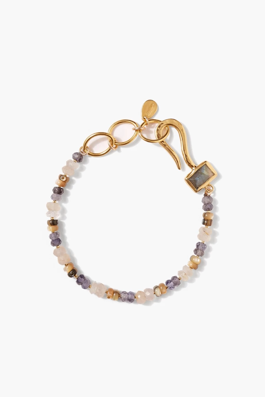 Chan Luu Women's Odyssey Hook Bracelet with Iolite Gemstone