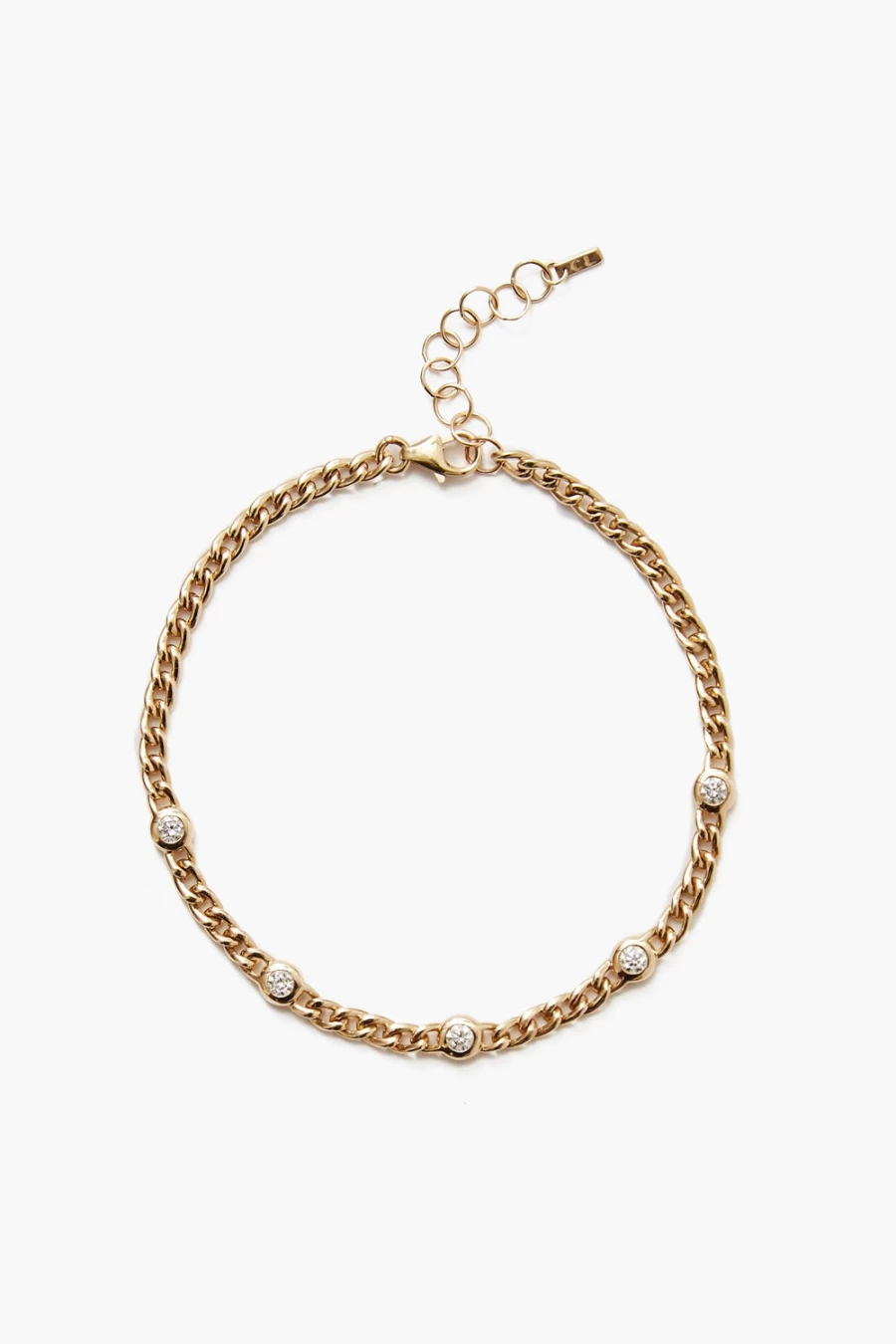 Chan Luu Women's 14K Gold Round Diamond Tennis Bracelet