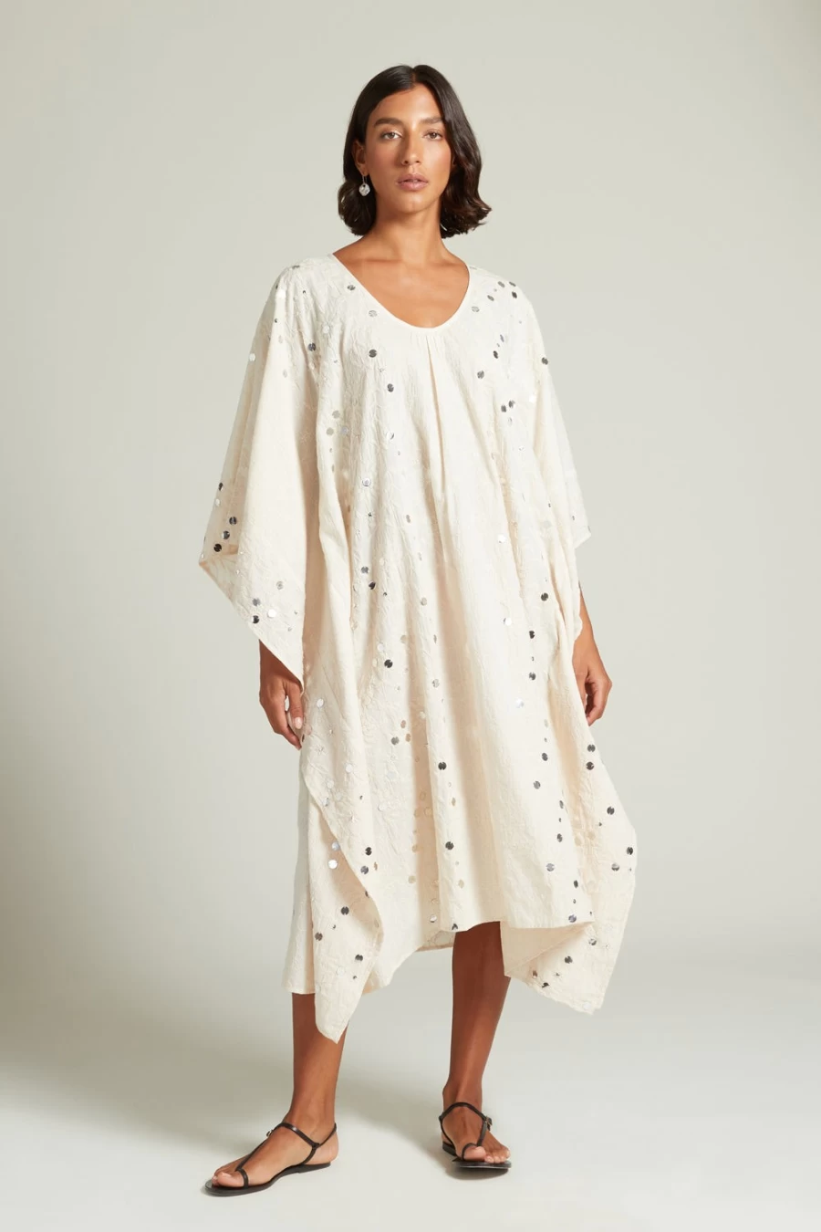 Chan Luu Women's Marrakesh Caftan - Natural Boho Chic Kaftan Dress